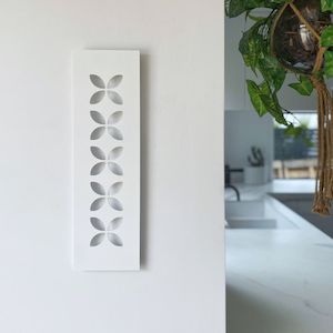 Frangipani Wall Art White