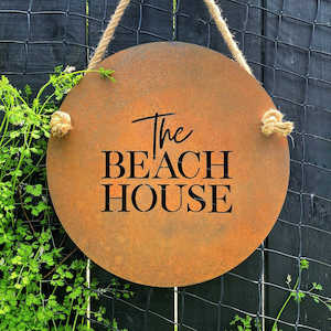Garden Art: The Beach House CORTEN