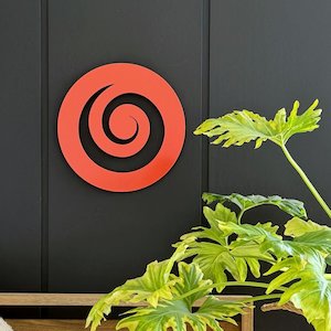 Lisas Bestsellers: koru wall art | orange | 30cm