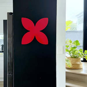 Wall Art: frangipani wall art | red