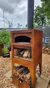 Products: Corten Firebake Oven Lit Designs