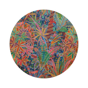 Little Acorn Liberty Square Scarf 'Adelphi Voyage' - Bright Green