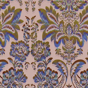 Amaranthine Tourmaline Velvet Fabric