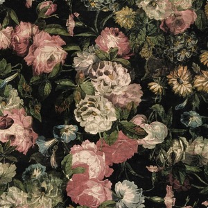 House Of Hackney: Midnight Garden Multi Velvet Fabric