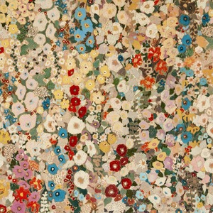 House Of Hackney: Hollyhocks Autumn Velvet Fabric