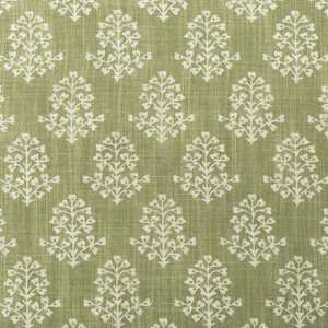 Andrew Martin: Sprig Leaf Viscose Linen Fabric