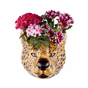 Quail Ceramics: Leopard Wall Vase