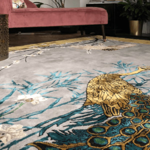 Wendy Morrison Rugs: Chinese Garden of Virtue Hand Tufted Rug PRE ORDER