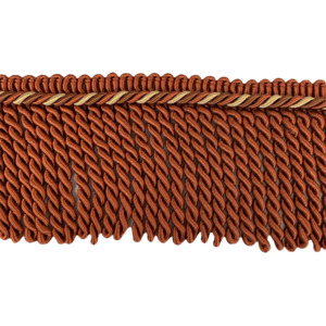 Curtain Lining And Accessories: Greta Twisted Copper Fringe Trim
