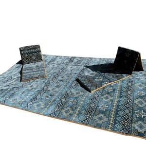 Outdoor Furniture Accessories: Layla Blue 3x2m Picnic Rug