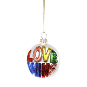 Christmas: Love Wins Bauble