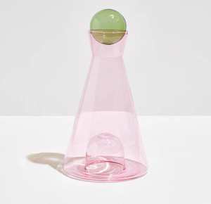 Vice Versa Carafe in Pink+Green