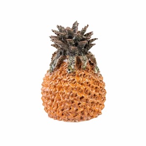 Vases And Planters: Orange Pineapple 12cm Bud Vase
