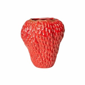 Red Strawberry 25cm Vase