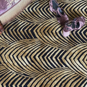 Designer Rugs: Plumage Gold 244x152cm Hand Tufted Rug