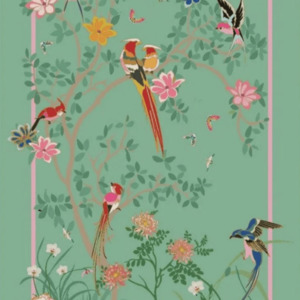 Designer Rugs: Birdsong Jade 244x152cm Hand Tufted Rug