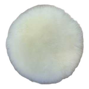 Sheepskins: Sheepskin Stool Pad White