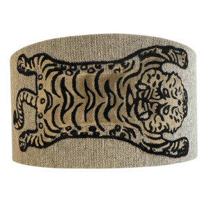 Lamp Shades: Tibetan Tiger 22" Gold Drum Lampshade