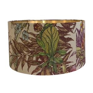 Lamp Shades: Opera Botanica Gold 22" Drum Lampshade