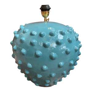 Lamp Bases: Periwinkle Dot Lamp Base