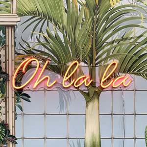 Oh la la Neon Sign Red