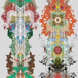 Totem Damask Groove Box Velvet Fabric