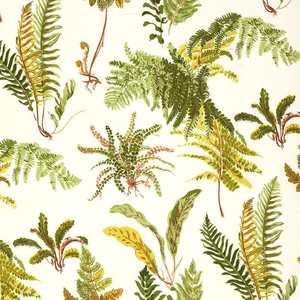 Linen Fabric: Les Fougeres Spring Fabric