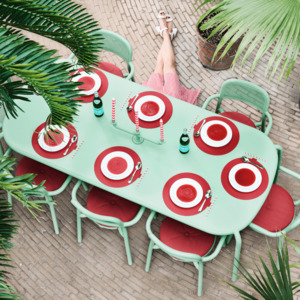 Outdoor Furniture: Toni Mist Green Tavolo Dining Table 20% off