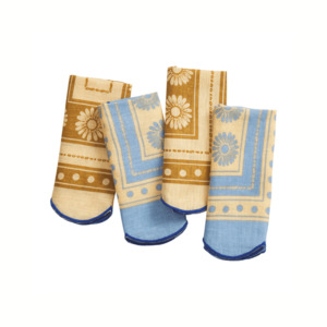 Bar Cart Collection: Amer Napkin Set - Blue Jean