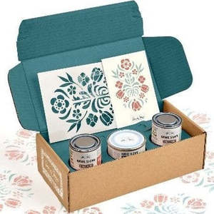 Scandinavian Stencil and Paint Gift Kit