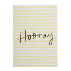 Hooray Stripes Card