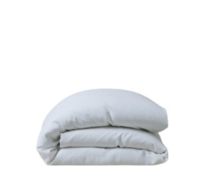 Ravello Linen Duvet Cover Queen White