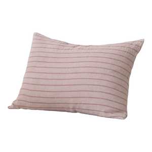 Basix Stripe Rosa/Floss Linen Pillowcase
