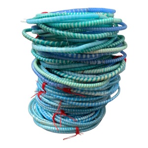 Bracelets: Seafoam Flipflop Bracelets - Set of 6