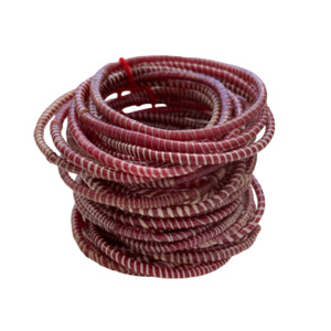 Purples Flipflop Bracelets - Set of 6