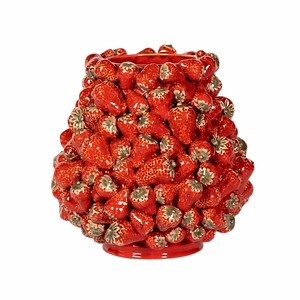 Des Pots Lemon Strawberry Vases: Strawberry 30cm Vase