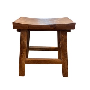 Stools: Teak Curved Stool