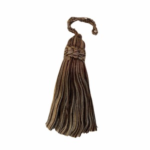 Cushion Tassel in Brown and Gold