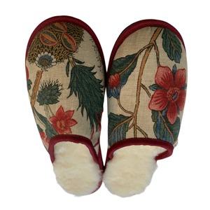 Wardrobe: Exotic Fruits Large White Slippers