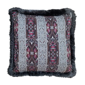 Cushions: Mamounia Midnight 45x45cm Fringed Cushion