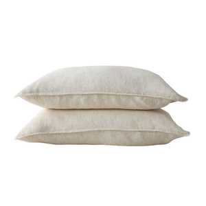 Bedroom: Sova Linen Standard Pillowcase Pair Savanna