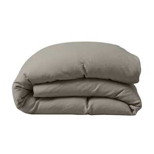 Ravello Linen Duvet Cover Queen Pebble