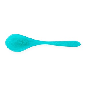 Kitchen: Mini Spoon Resin Swirl - Teal