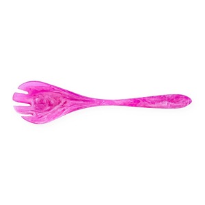 Kitchen: Mini Fork Resin Swirl - Rose