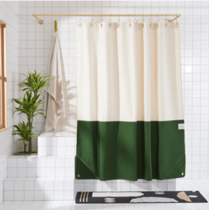 Shower Curtains: Orient Pine Canvas Shower Curtain
