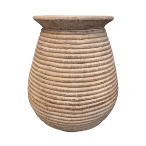 Corrugated Terracotta Pot