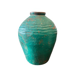 Teal Ceramic Vase