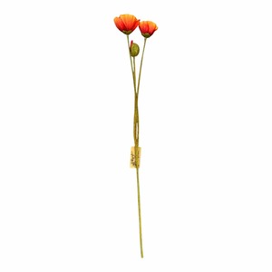 Faux Flowers Foliage: Faux Orange Provence Poppy