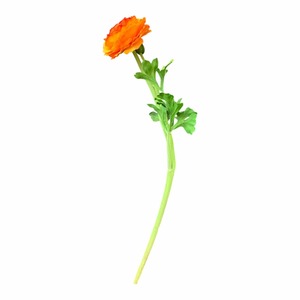 Faux Orange Ranunculus Flower