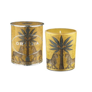 Ortigia Sicilia: Zagara Decorated Candle Small